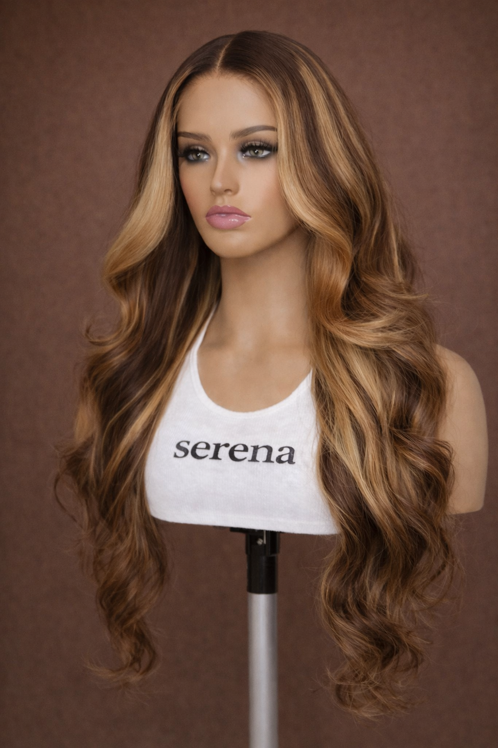 Blonde Highlights Body Wave Lace Front Human Hair Wig