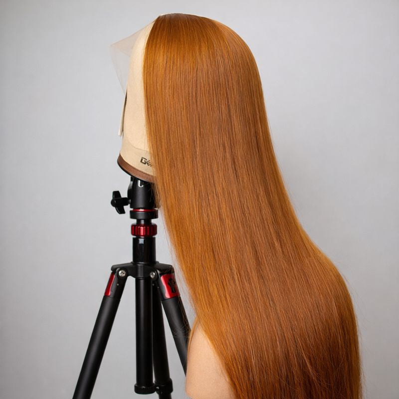 Ginger Blonde Straight HD Lace Front Human Hair Wig
