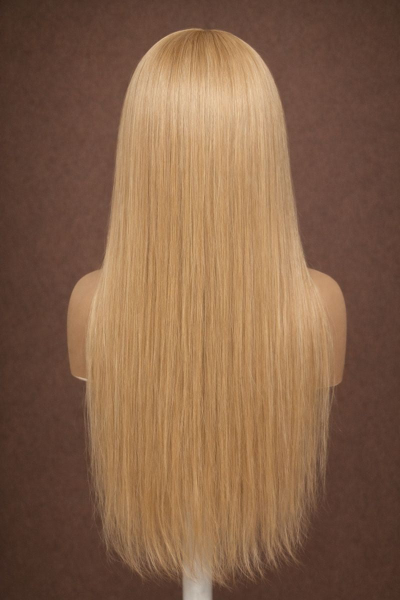 Honey Blonde Straight HD Lace Front Human Hair Wig