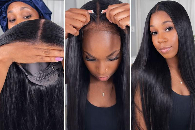 Jerry Curly Glueless HD Lace Closure Human Hair Wig