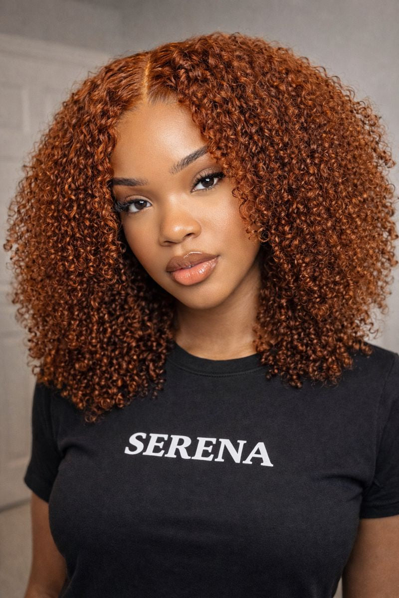 Short Curly Glueless HD Lace Human Hair Wig