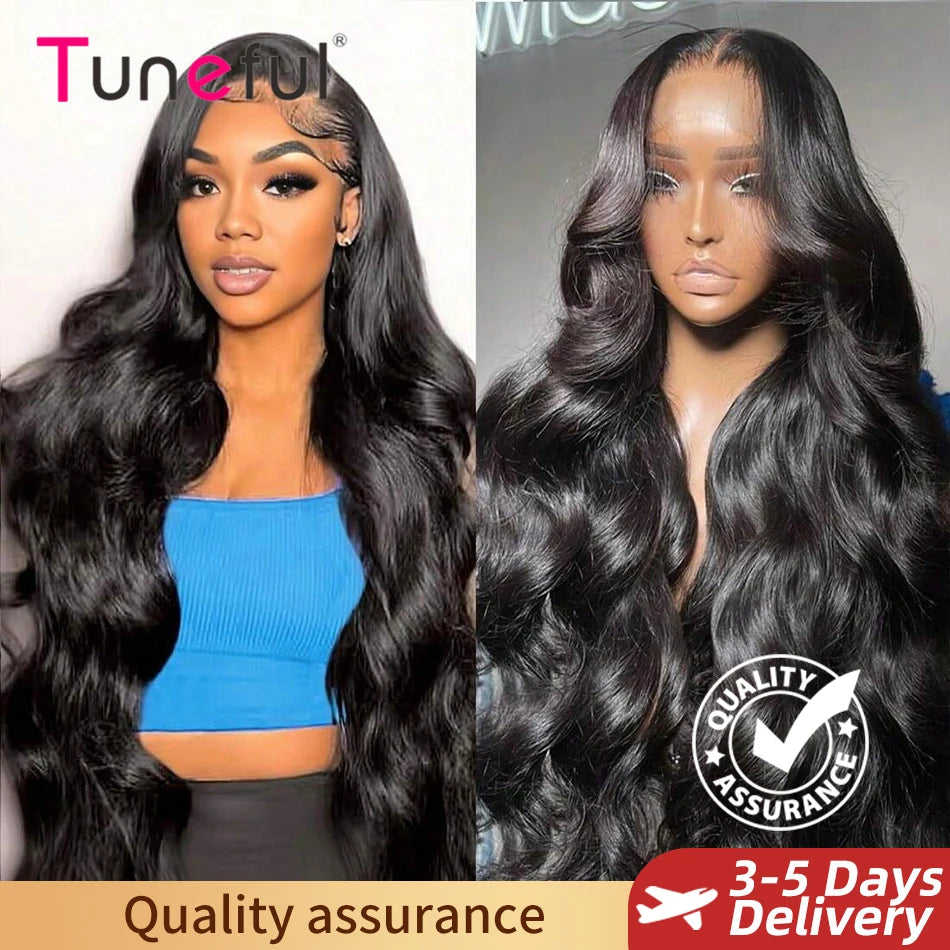 Serena 30" Brazilian Body Wave HD Lace Wig – 13x6 Transparent Frontal, Pre-Plucked