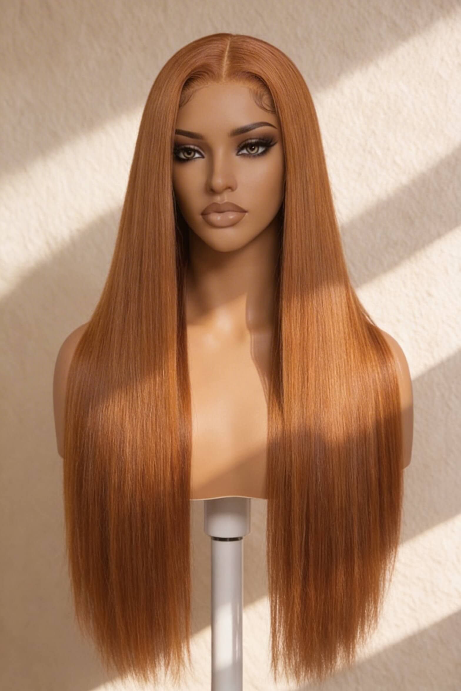 Ginger Blonde Straight HD Lace Front Human Hair Wig