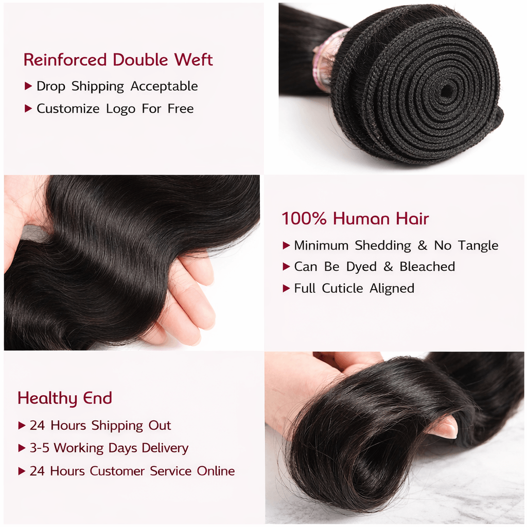 Brazilian Body Wave Human Hair Bundle (Single)