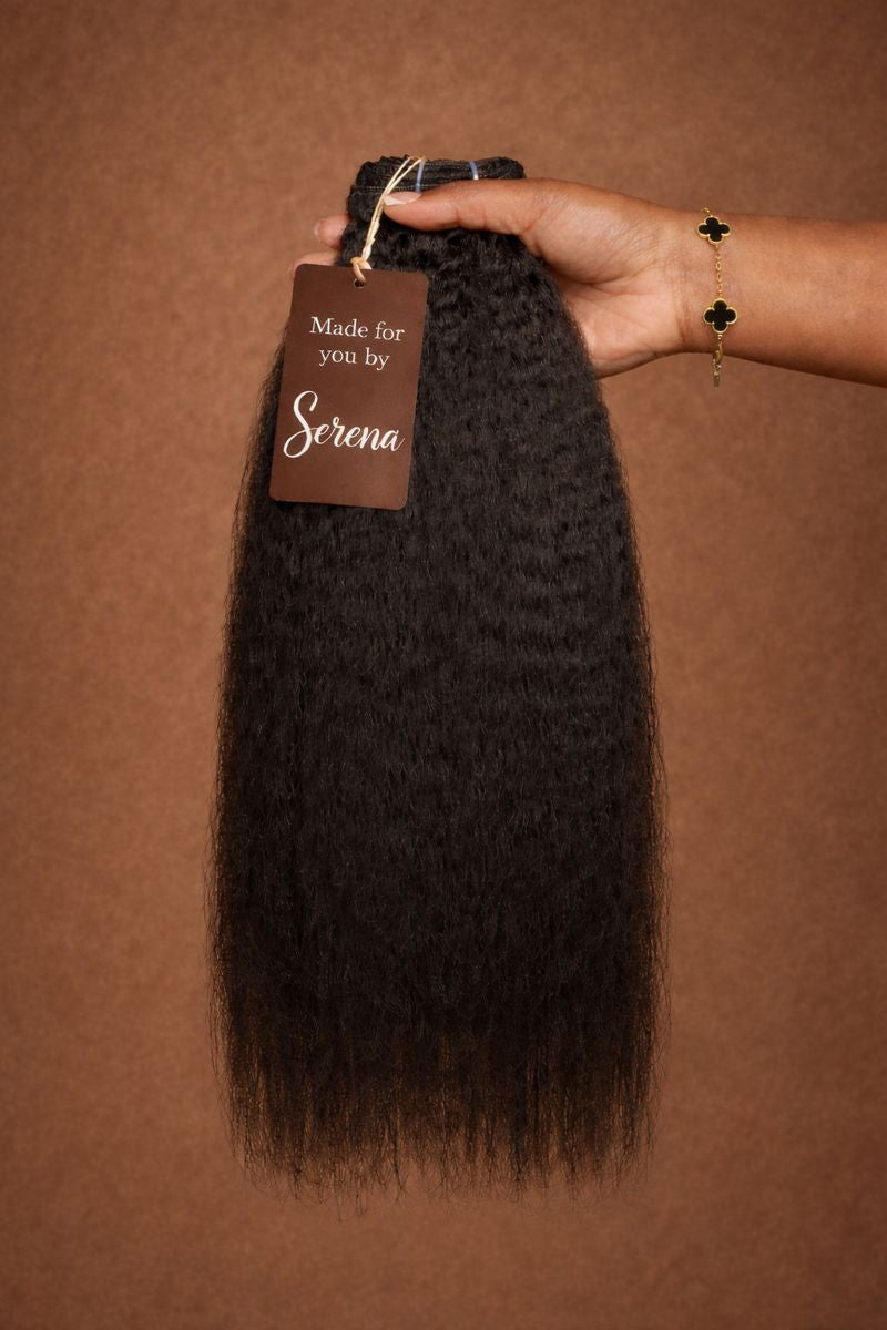 Brazilian Kinky Straight Human Hair Bundles
