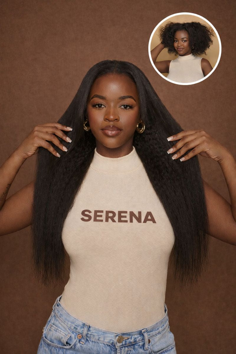 Brazilian Kinky Straight Human Hair Bundles