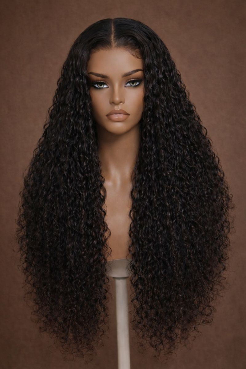 Exotic Jerry Curly HD Lace Front Human Hair Wig