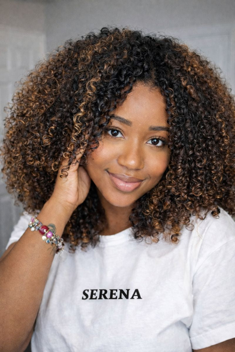 Short Curly Glueless HD Lace Human Hair Wig