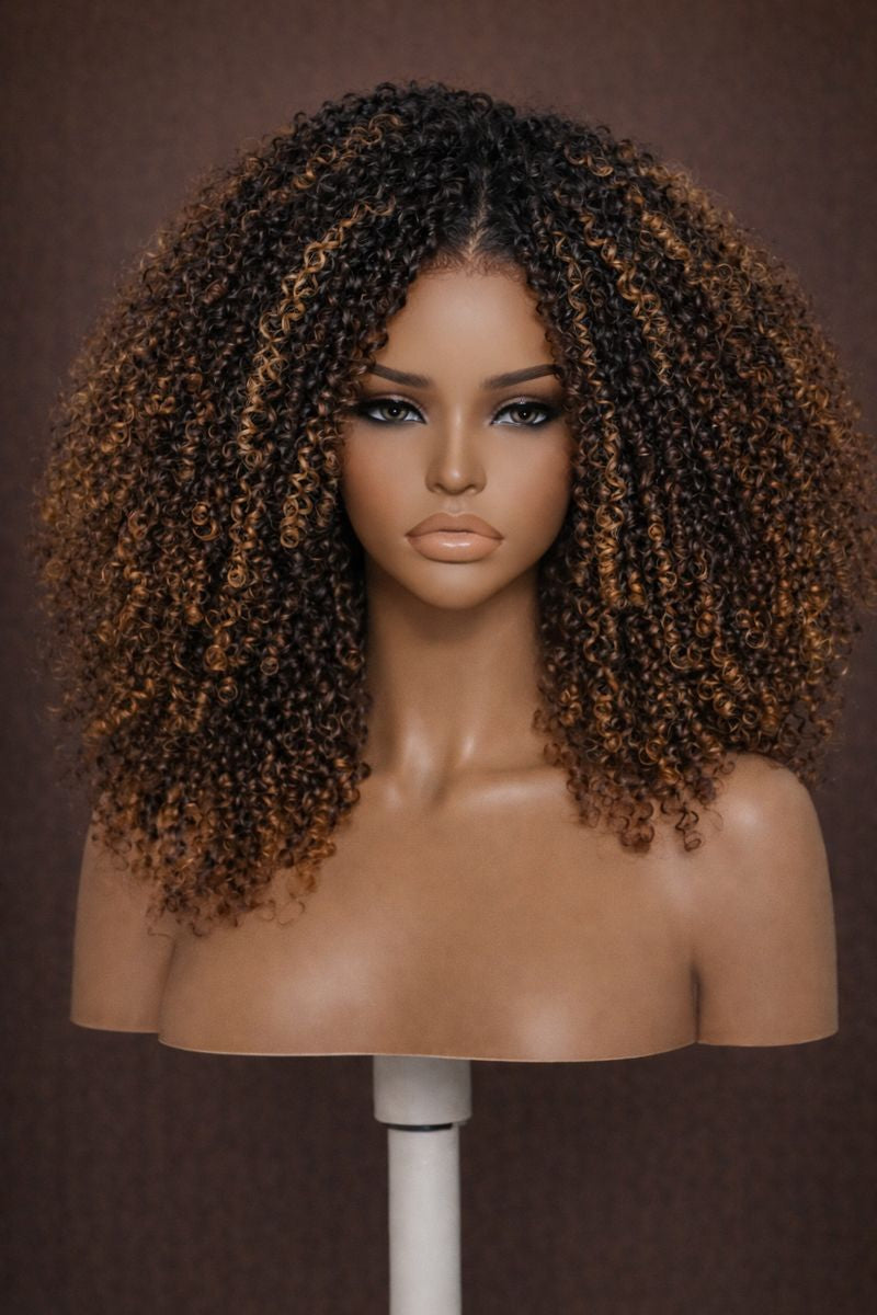 Short Curly Glueless HD Lace Human Hair Wig