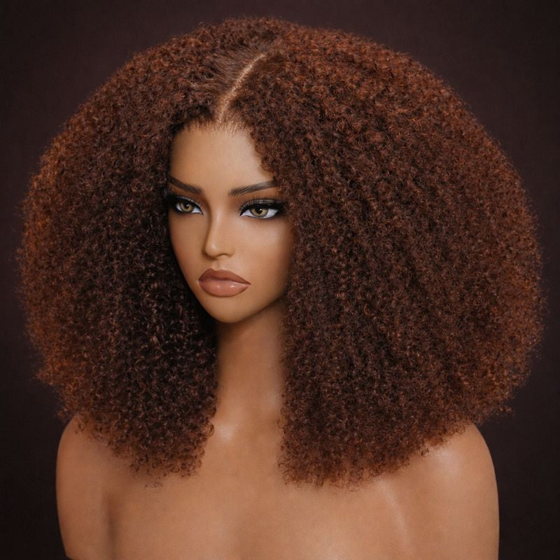 Short Curly Glueless HD Lace Human Hair Wig