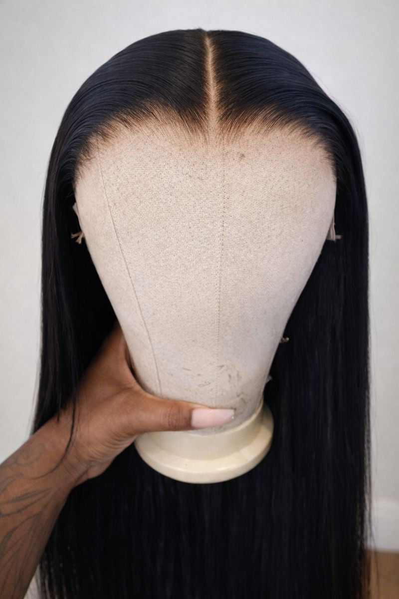 Straight Glueless HD Lace Front Human Hair Wig