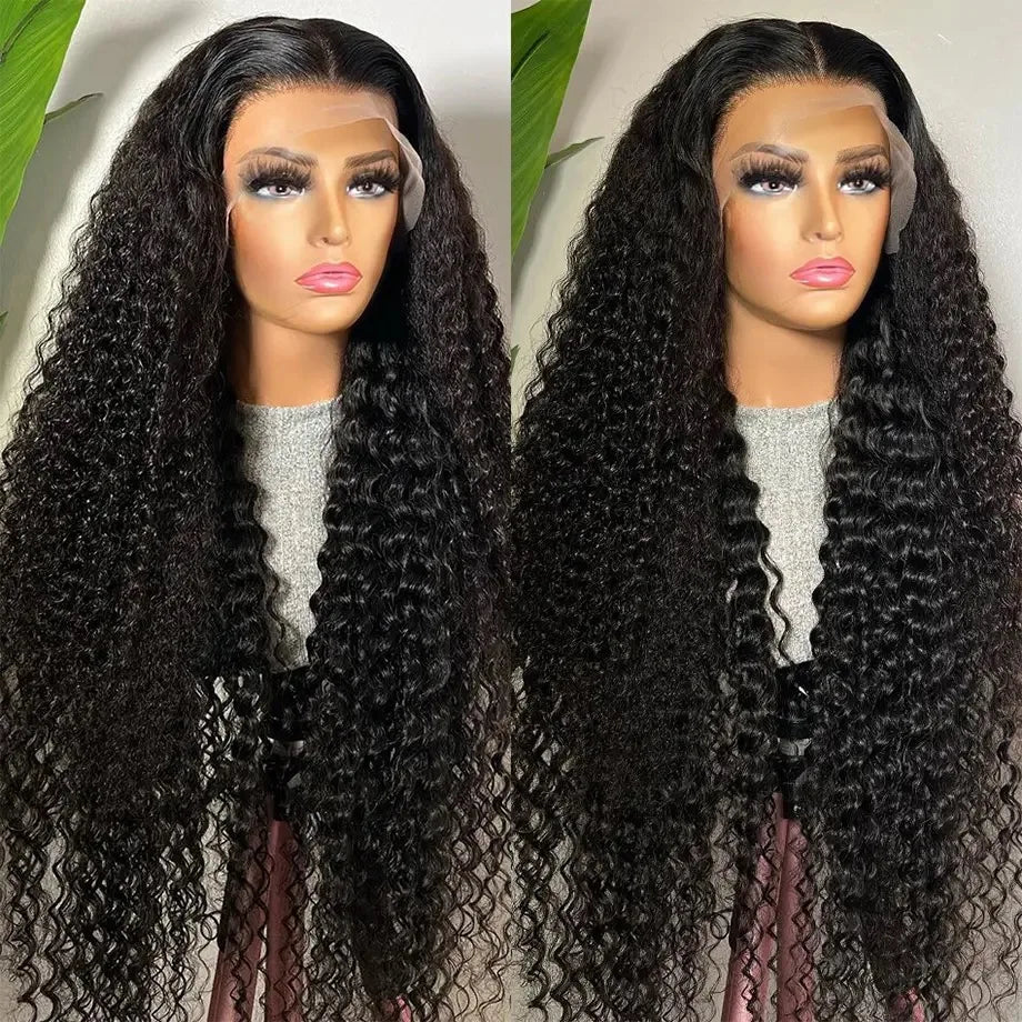 Serena Water Wave HD Lace Front Wig – 13x6, 40", Full & Bouncy, Jerry Curly
