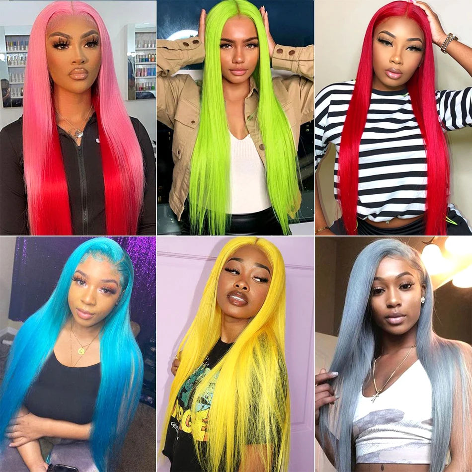Serena 613 Blonde Brazilian Straight HD Lace Wig – 13x6 Transparent Frontal, Dyeable