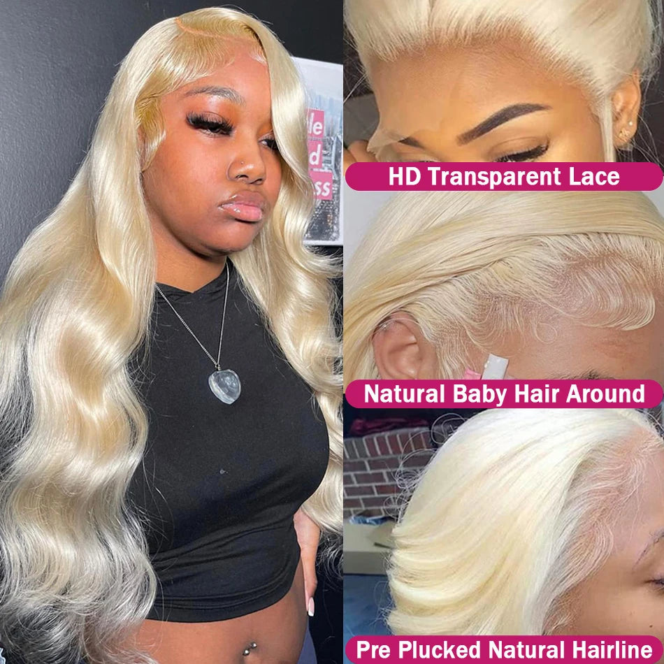 Serena 613 Blonde Body Wave Human Hair Wig – 13x4/13x6 HD Lace Frontal