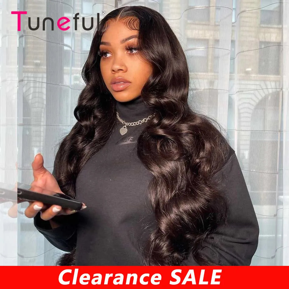 Serena 30" Brazilian Body Wave HD Lace Wig – 13x6 Transparent Frontal, Pre-Plucked