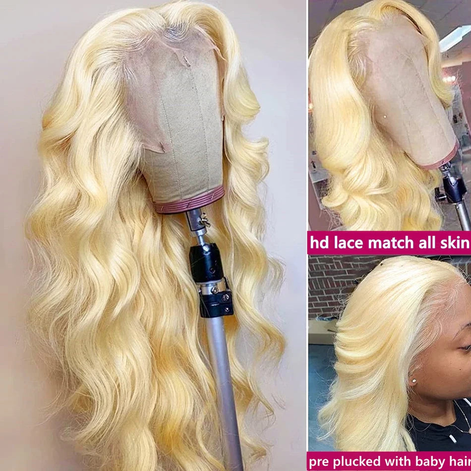 Serena 613 Blonde Body Wave HD Lace Wig – 13x6 Transparent Frontal