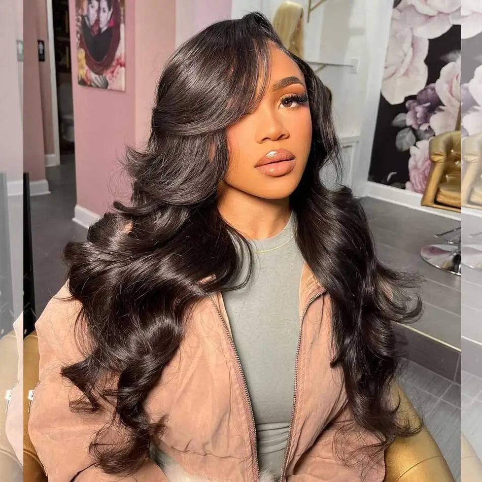 Serena 30" Brazilian Body Wave HD Lace Wig – 13x6 Transparent Frontal, Pre-Plucked