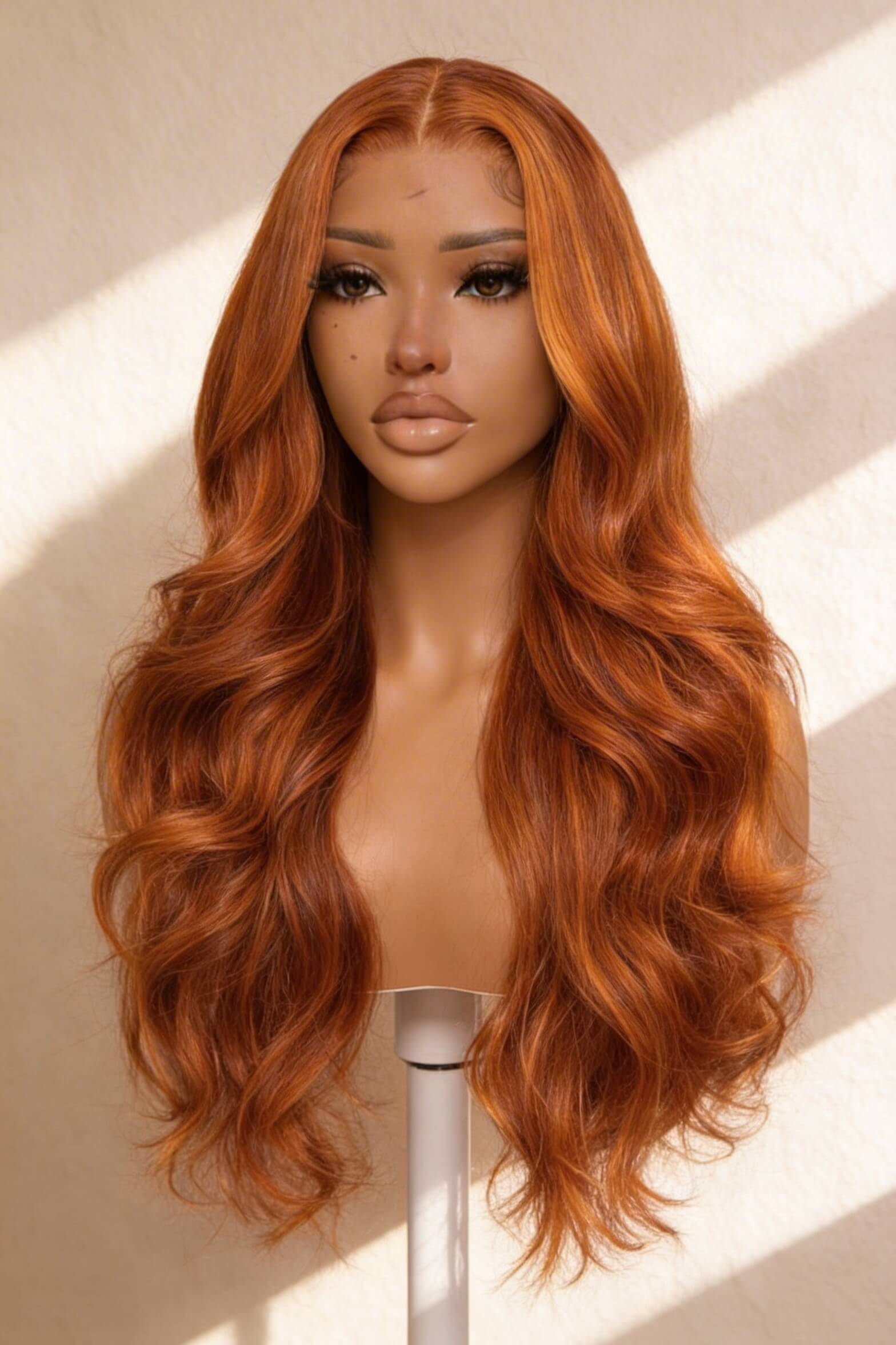 Honey Ginger Blonde Body Wave HD Lace Front Human Hair Wig