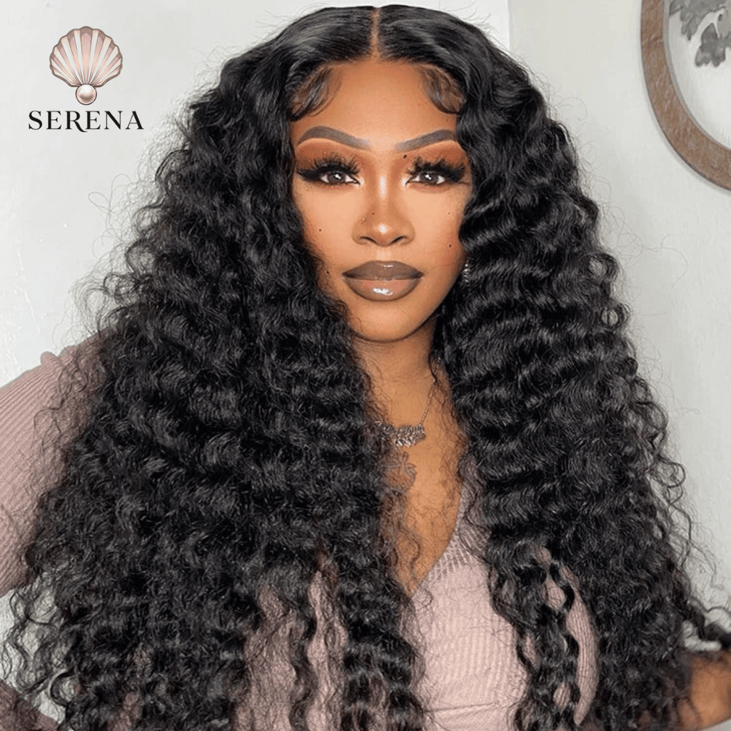 30 40 42 Inch Deep Wave Lace Front Wig 13x6 Hd Lace Frontal Wig 13x4 Curly Human Hair Wigs For Women 4x4 5x5 360 PrePlucked Lace