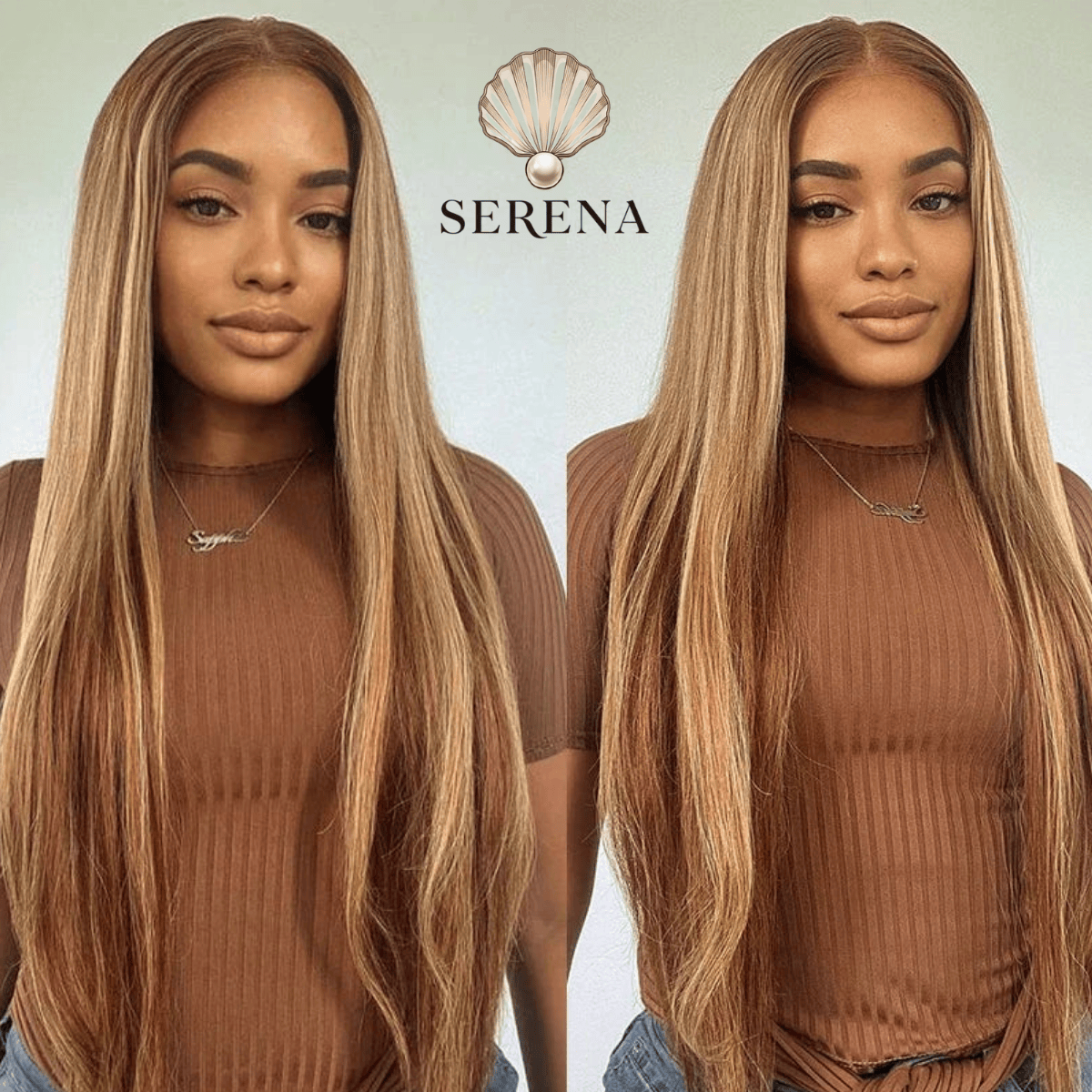Cynosure Glueless Pre-Plucked Straight Highlight Wig – HD Lace Frontal, 100% Brazilian Hair