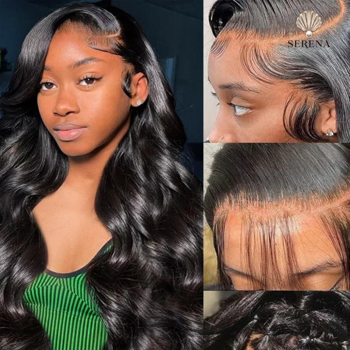Cynosure 13x6 HD Lace Frontal Wig – Preplucked Glueless | 13x4 Body Wave Human Hair