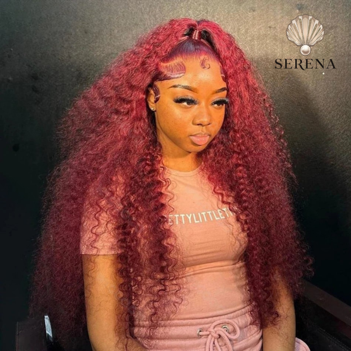 Wiggogo Red Wig 99J Burgundy Lace Front Wig 13X4 Curly Human Hair Wigs Hd Lace Wig 13X6 Human Hair Colored Deep Wave Frontal Wig
